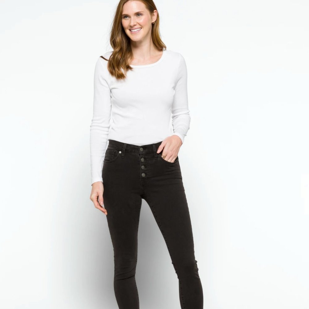 Madewell Women's Black Skinny Jeans